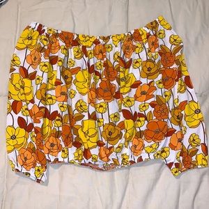 Off the shoulder blouse